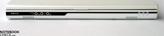 Vorderseite: Audio Ports, Cardreader