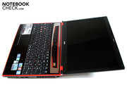 Der große Öffnungswinkel ist eine der Stärken des MSI Notebooks
