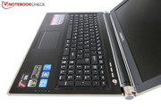 Optisch entpuppt sich das Notebook als sehr individuell.