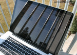 fraglicher Außeneinsatz: MBP 15 mit Glare-Display