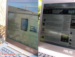 UX31 vs. UX31A - Glare vs. Matt bei direkter Sonneneinstrahlung