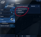 Intel Einstellungen