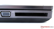 VGA-Anschluss und ein Express Card-Slot (54mm)