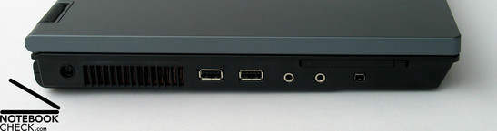 HP Compaq 6710b Anschlüsse