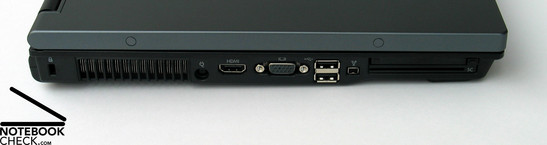 HP Compaq 8710p Anschlüsse