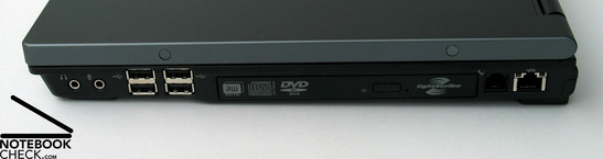 HP Compaq 8710p Anschlüsse