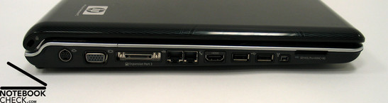 HP Pavilion dv9580eg Anschlüsse