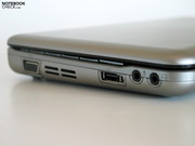 Die gebotenen Anschlüsse zeigen die üblichen Netbook-Ports.