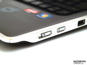 Die rechte Seite bietet zwei weitere USB-2.0 Schnittstellen,...