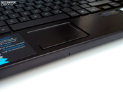 Das Touchpad verspricht eine angenehme Verwendung, zeige allerdings eine gewöhnungsbedürftige linke Maustaste bei unserem Sample.