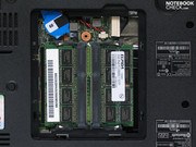 Auch der Hauptspeicher ist mit 4 GByte für ein Subnotebook recht üppig bemessen.