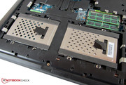 Die Festplatten bieten eine Gesamtkapazität von 1256 GByte.