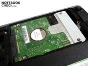 Eine HDD mit 500 GByte (5400 U/min) ist bereits verbaut