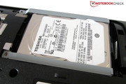 Die Toshiba-HDD liefert eine ordentliche Geschwindigkeit.