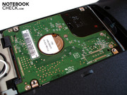 Die verbaute HDD umfasst respektable 640 GByte.