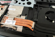 Die Grafikkarte bekommt gleich drei Heatpipes spendiert.