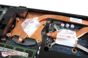 Links: die austauschbare CPU. Rechts: die verlötete GPU.