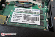 Zwei RAM-Bänke für maximal 16 GByte.
