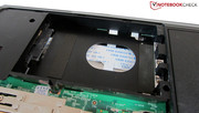 Das Fragbook lässt sich mit zwei Festplatten bestücken.