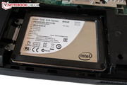 Windows ist auf einem kleinen SSD vorinstalliert.