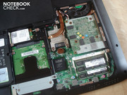 Weiterer Blick ins Gehäuse des Acer 5739G