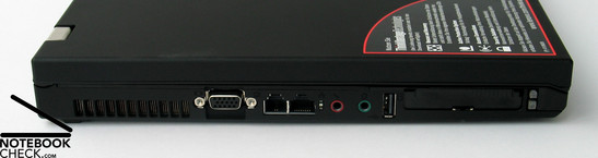 Lenovo Thinkpad T61p Anschlüsse