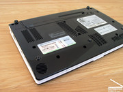 Auch die Oberflächentemperaturen des Mini-Notebooks halten sich in Grenzen.