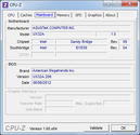 Systeminfo CPUZ Mainboard