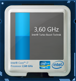 3,6 GHz maximale Turbo-Taktrate