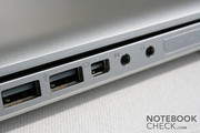Der DisplayPort Mini hat den DVI Anschluss ersetzt.