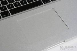 Trackpad aus Glas mit eingebautem Button