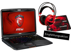 MSI: Gaming-Notebook GT70PH mit Geforce GTX 675M und Intel Core i7-3610QM