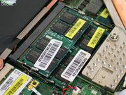 Beim Arbeitsspeicher verpasst MSI dem Notebook mit 4GB bereits die Maximalausstattung.