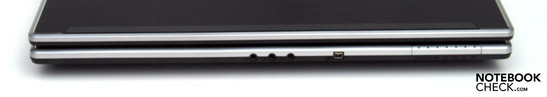 Vorderseite: Audio Ports, Firewire