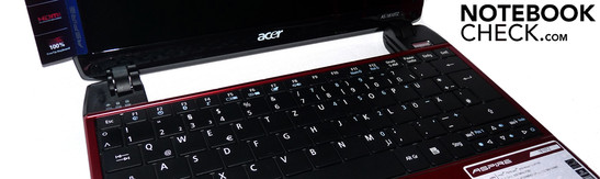 Nimmt man den Akku heraus, muss man mit der Aussparung über der Tastatur leben.