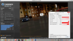 Cinebench R11.5 OpenGL Akku 1050 Mhz