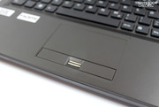 Die Gleiteigenschaften des Touchpads sind eher schlecht.