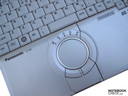...rundes Touchpad mit ...