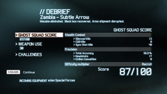 motivierender Missionsscore