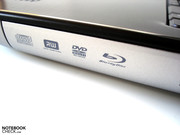 Das Blu-Ray-Laufwerk kann auch DVDs und CDs brennen.