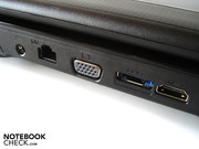 Die Anschlussanordnung ist an Desktop-Replacements angelehnt.