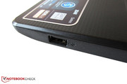 Das Notebook enthält nur zwei USB-Ports.