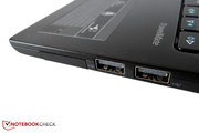 Insgesamt sind vier USB-Ports vorhanden.