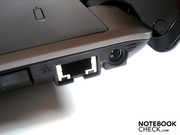 RJ-45 Gigabit-Lan und Eingang zur Stromversorgung