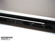 Externe Monitore lassen sich per VGA und HDMI anschließen.