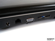 Die Anschlussanordnung orientiert sich an Desktop-Replacements.