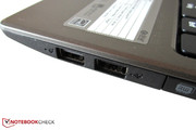 Ärgerlich: Den USB-3.0-Port hat Acer wieder gestrichen.