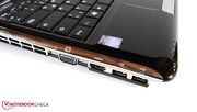 Zwei modere USB 3.0-Ports bereichern die linke Seite.