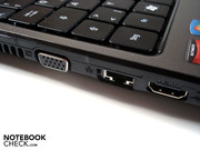VGA, RJ-45 Gigabit-Lan und HDMI dürfen natürlich nicht fehlen.