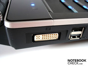 Einen DVI-Ausgang sieht man bei Notebooks recht selten.